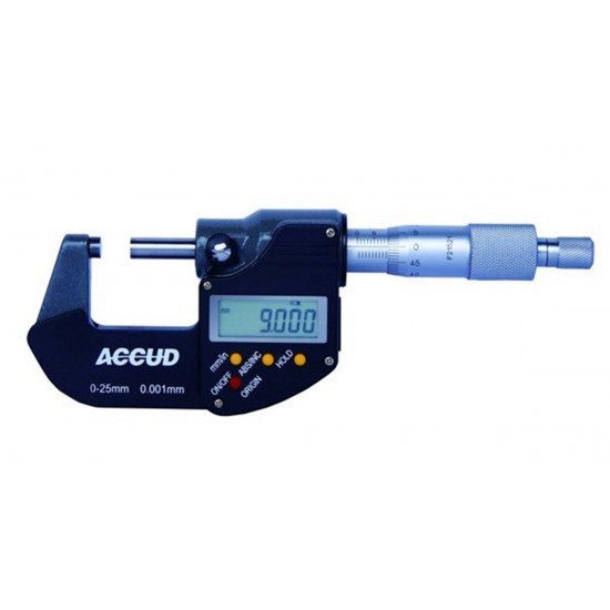 Accud 321-003-01 Mekanik Dış Çap Mikrometresi 50-75 mm