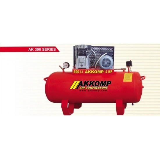 Akkomp Kompresör AK-3800/300LT 220 VOLT 4HP 